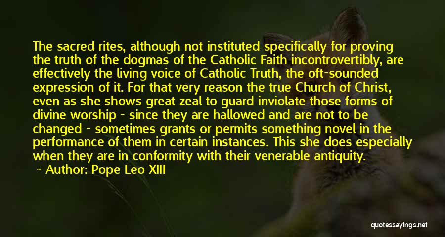 Hallowed Quotes By Pope Leo XIII