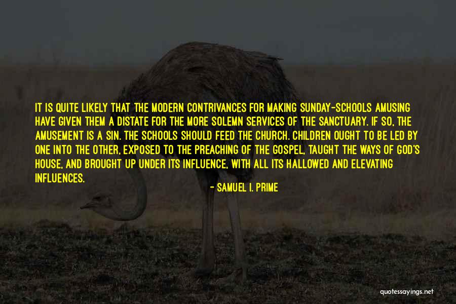 Hallowed Quotes By Samuel I. Prime