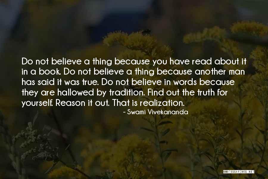 Hallowed Quotes By Swami Vivekananda