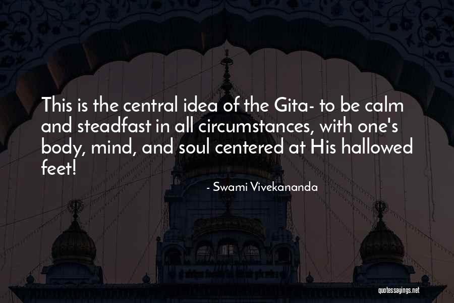 Hallowed Quotes By Swami Vivekananda