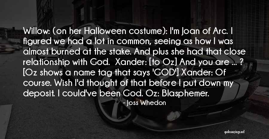 Halloween Costume Quotes By Joss Whedon Halloween Costume Quotes By Joss Whedon
