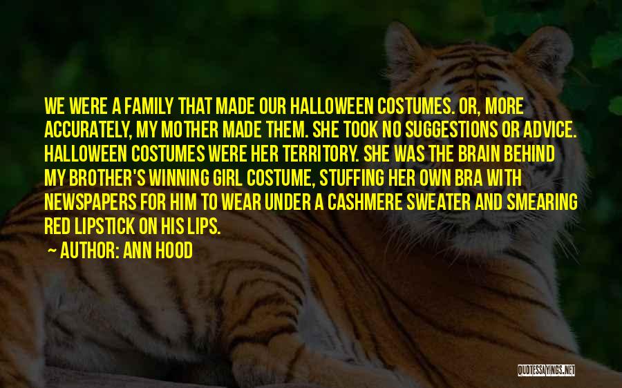 Halloween Costumes Quotes By Ann Hood