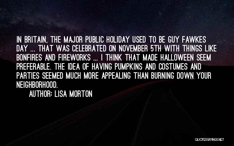 Halloween Costumes Quotes By Lisa Morton