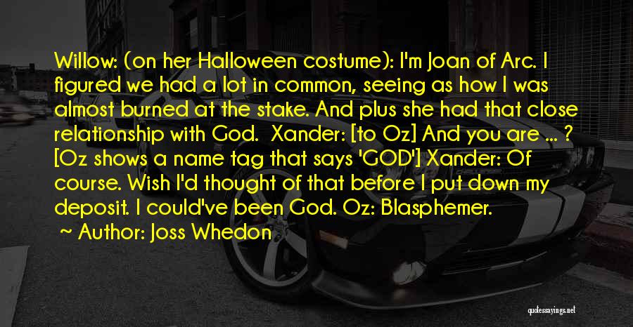 Halloween Says Or Quotes By Joss Whedon