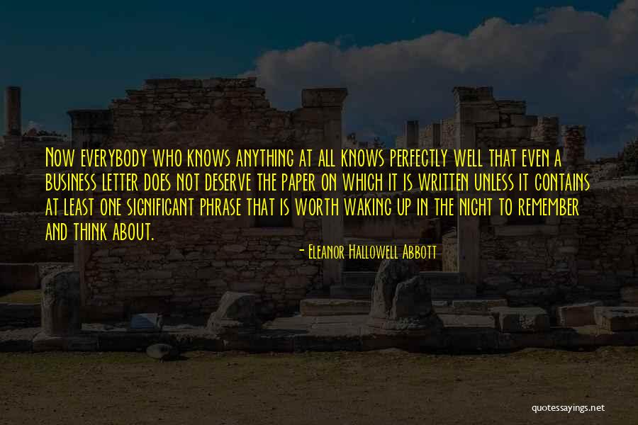 Hallowell Quotes By Eleanor Hallowell Abbott