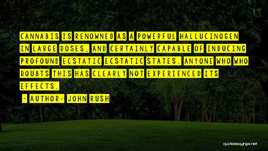 Hallucinogenic Quotes By John Rush