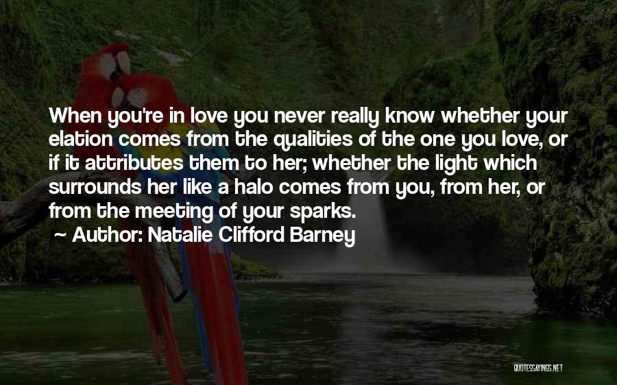 Halo 4 Love Quotes By Natalie Clifford Barney