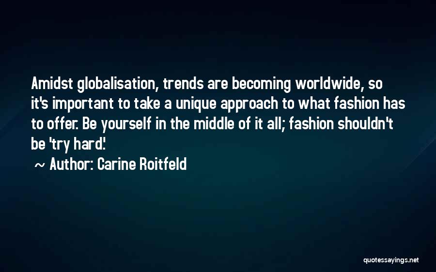 Haltered Wedding Quotes By Carine Roitfeld