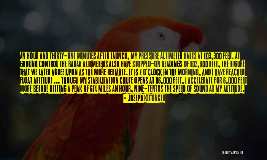 Halts Quotes By Joseph Kittinger Halts Quotes By Joseph Kittinger