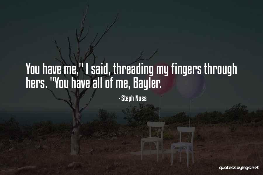 Halyburton Wilmington Quotes By Steph Nuss