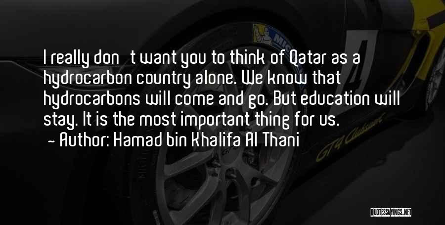 Hamad Bin Khalifa Al Thani Quotes 154296