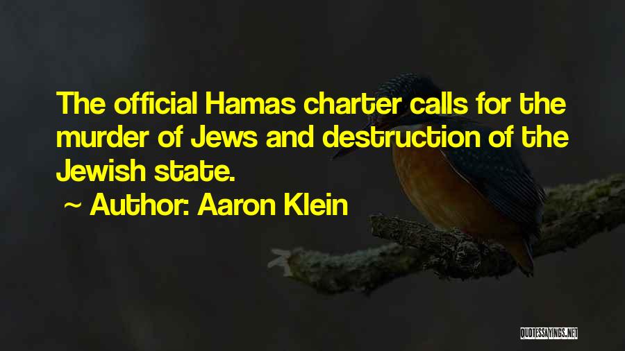 Hamas Quotes By Aaron Klein