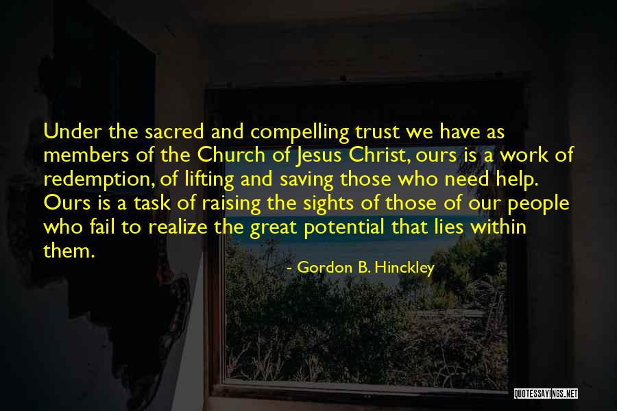 Hambling In English Quotes By Gordon B. Hinckley Hambling In English Quotes By Gordon B. Hinckley