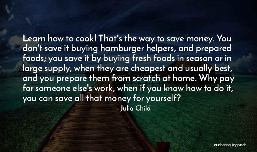 Hamburgers Quotes By Julia Child