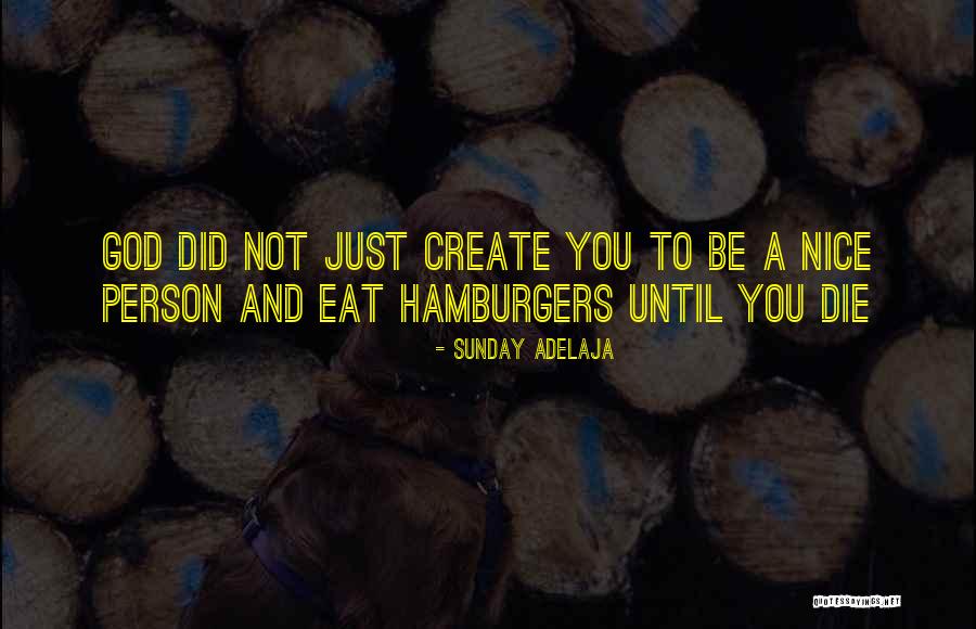 Hamburgers Quotes By Sunday Adelaja Hamburgers Quotes By Sunday Adelaja