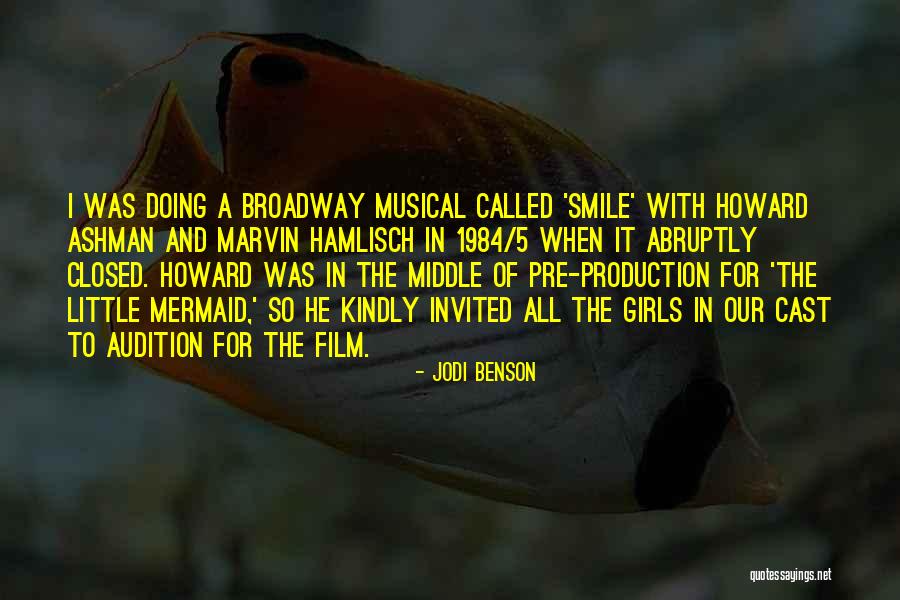Hamlisch The Way Quotes By Jodi Benson Hamlisch The Way Quotes By Jodi Benson