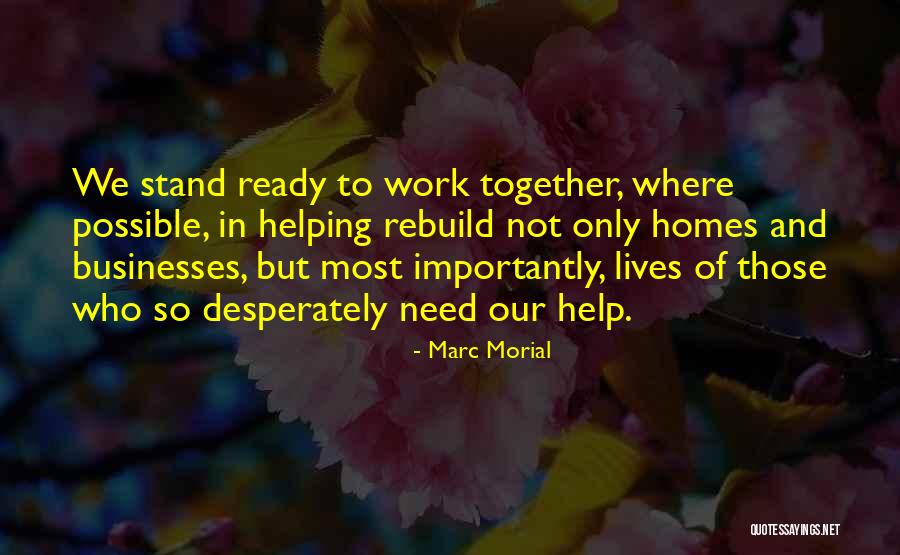 Hammargren House Quotes By Marc Morial