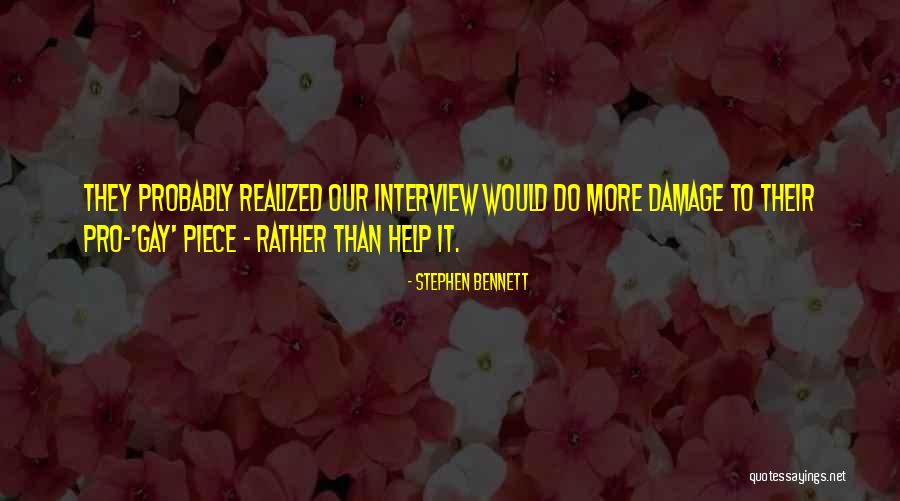 Hammargren House Quotes By Stephen Bennett