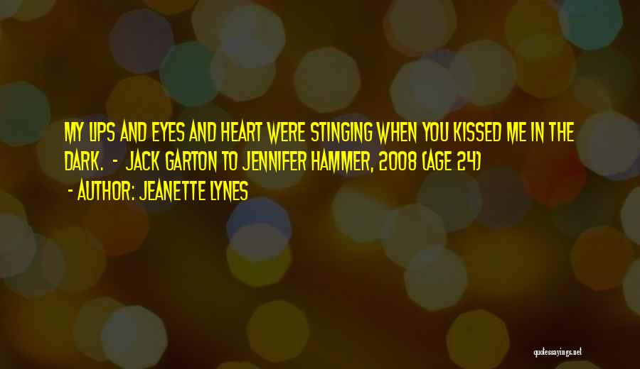 Hammer Love Quotes By Jeanette Lynes