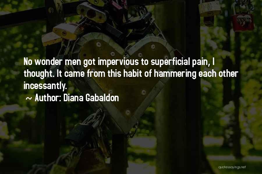 Hammering Quotes By Diana Gabaldon