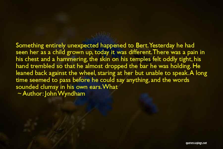 Hammering Quotes By John Wyndham