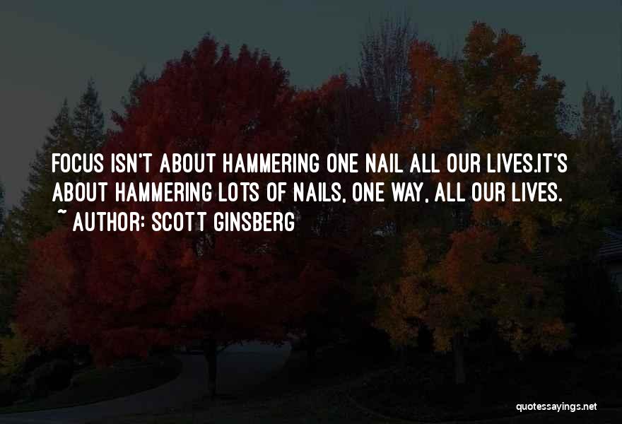 Hammering Quotes By Scott Ginsberg