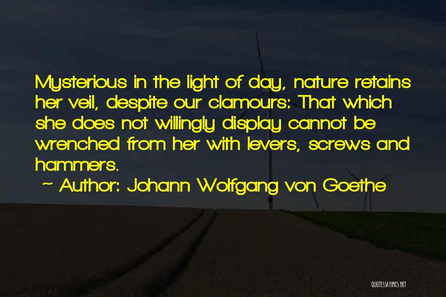Hammers Quotes By Johann Wolfgang Von Goethe