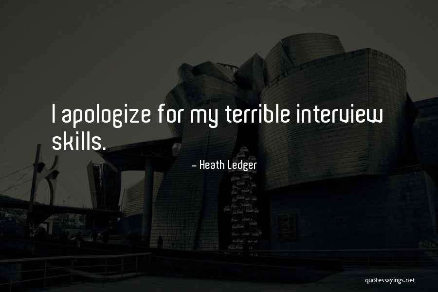 Hammersmith And Fulham Quotes By Heath Ledger
