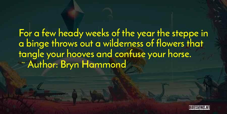 Hammond Quotes By Bryn Hammond