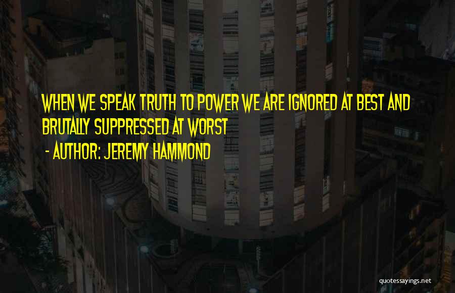 Hammond Quotes By Jeremy Hammond