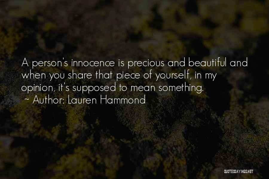 Hammond Quotes By Lauren Hammond