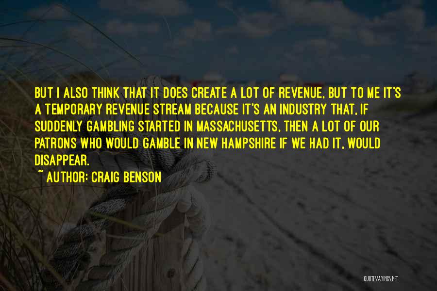 Hampshire Quotes By Craig Benson