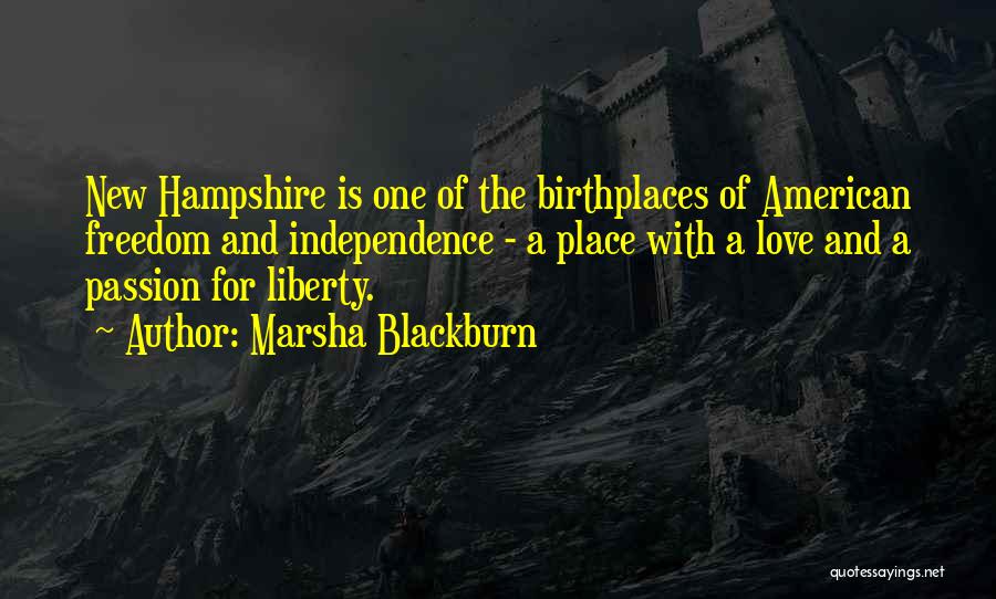 Hampshire Quotes By Marsha Blackburn