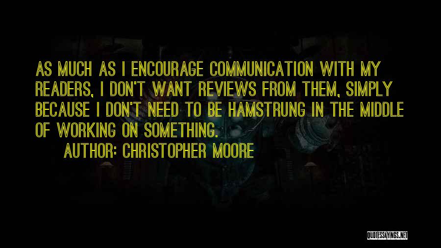 Hamstrung Quotes By Christopher Moore