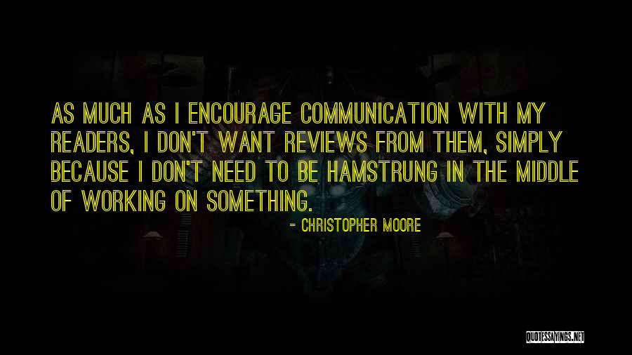 Hamstrung Quotes By Christopher Moore