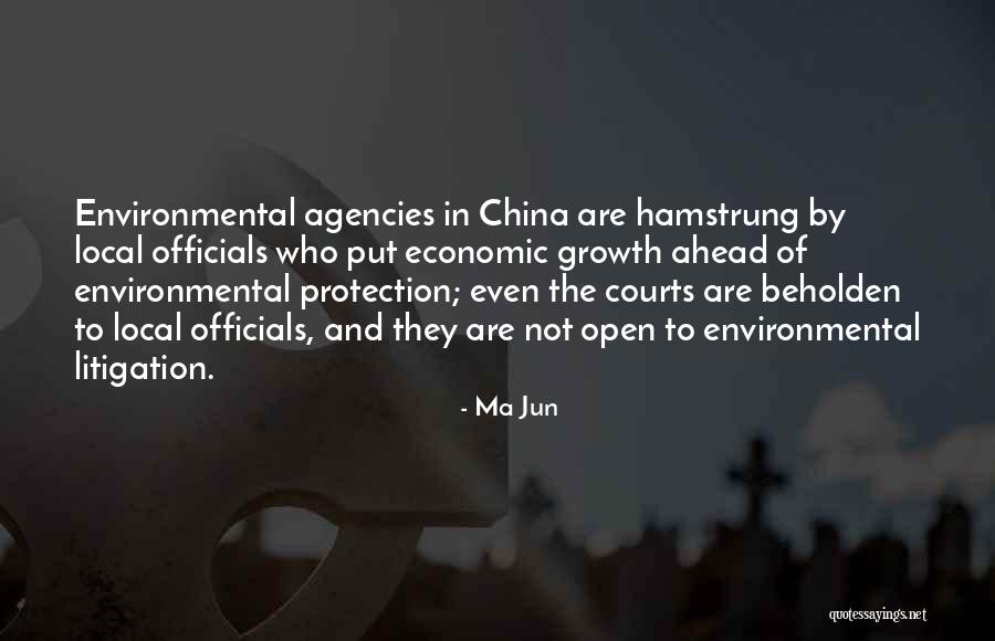 Hamstrung Quotes By Ma Jun