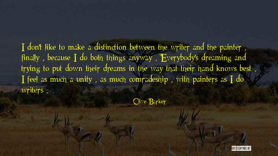 Hand Art Quotes By Clive Barker