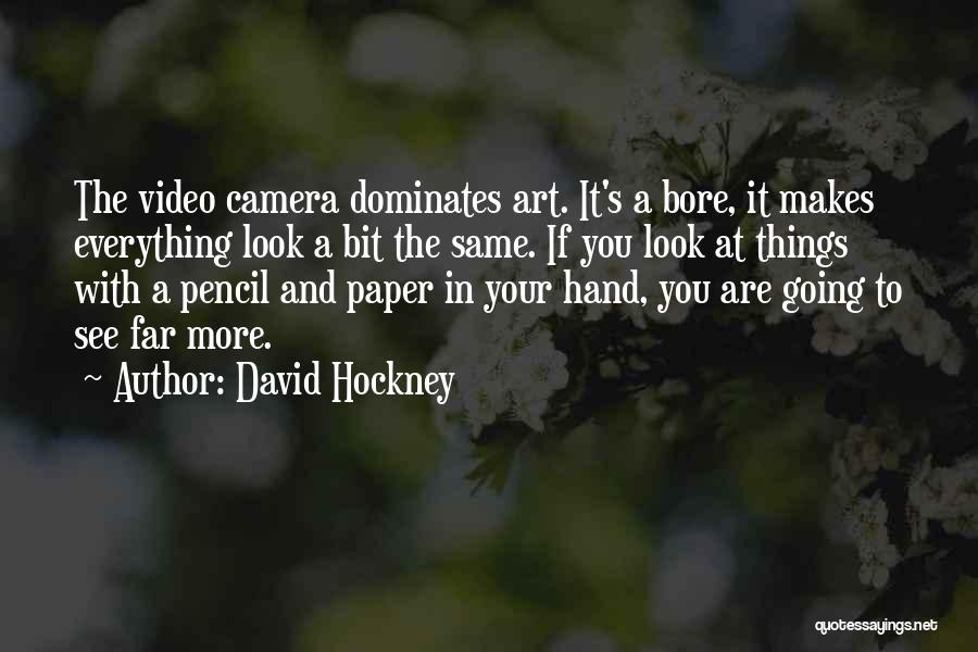 Hand Art Quotes By David Hockney