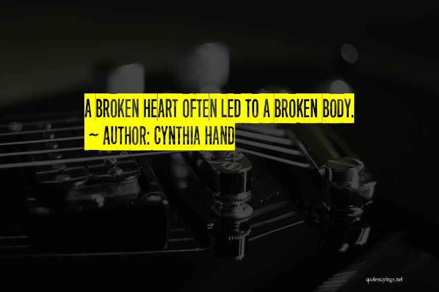 Hand Broken Quotes By Cynthia Hand