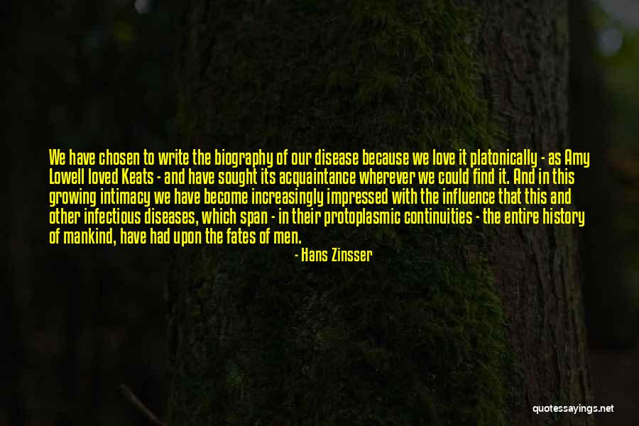 Hand Clasping Quotes By Hans Zinsser Hand Clasping Quotes By Hans Zinsser