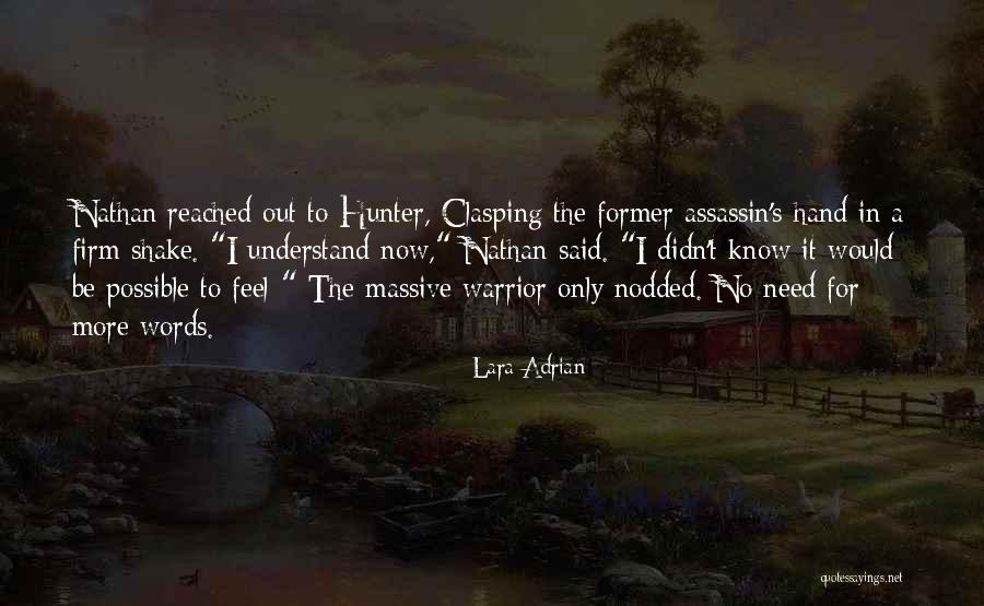 Hand Clasping Quotes By Lara Adrian Hand Clasping Quotes By Lara Adrian