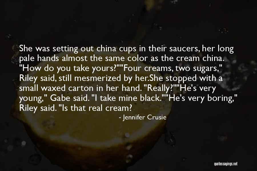 Hand Cream Quotes By Jennifer Crusie Hand Cream Quotes By Jennifer Crusie