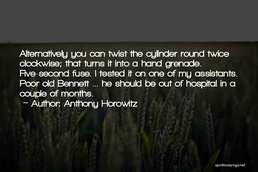 Hand Grenade Quotes By Anthony Horowitz