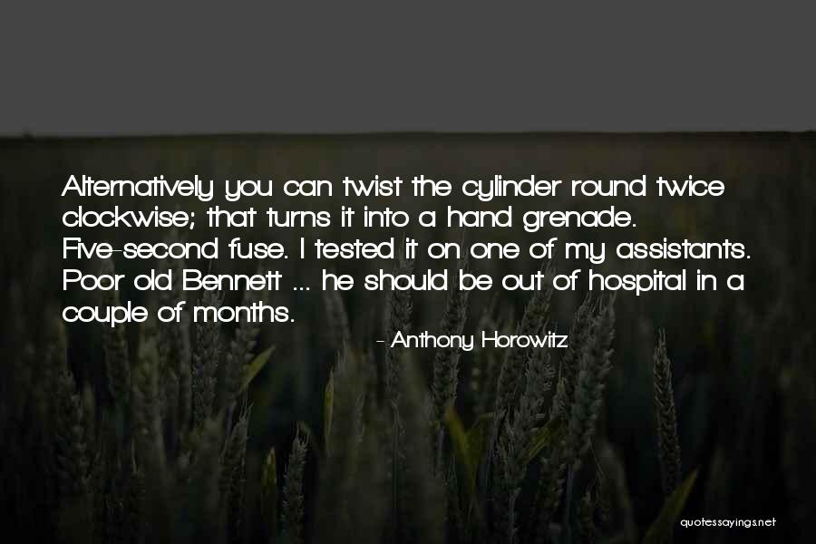 Hand Grenade Quotes By Anthony Horowitz Hand Grenade Quotes By Anthony Horowitz