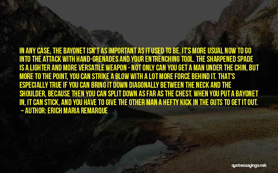 Hand Grenades Quotes By Erich Maria Remarque