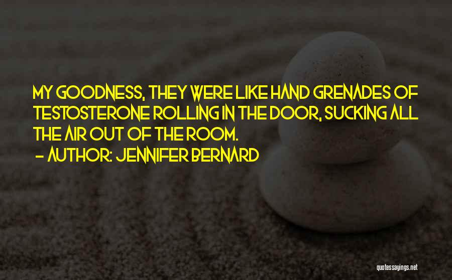 Hand Grenades Quotes By Jennifer Bernard