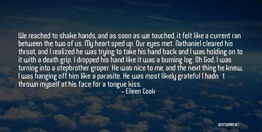 Hand Holding Heart Quotes By Eileen Cook Hand Holding Heart Quotes By Eileen Cook