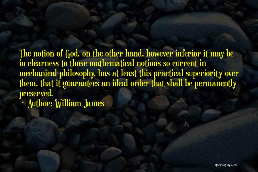 Hand It Over To God Quotes By William James