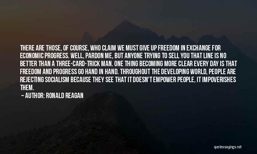 Hand Line Quotes By Ronald Reagan