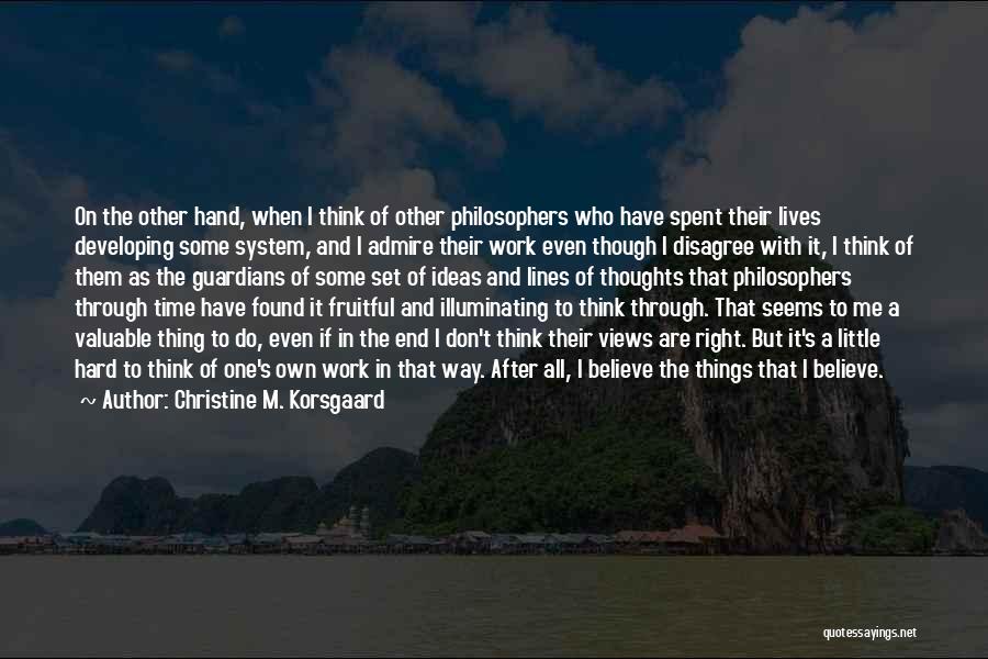 Hand Lines Quotes By Christine M. Korsgaard